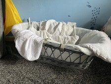 Moses basket padded for sale  BECCLES