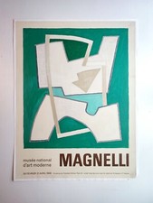 Alberto magnelli affiche d'occasion  Coucy-le-Château-Auffrique