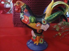 Galo de cerâmica "salada de frango" para aves em movimento - Sharon Neuhaus 10". comprar usado  Enviando para Brazil