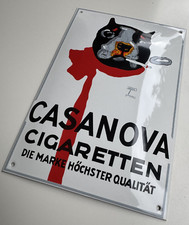 Casanova cigaretten emailschil gebraucht kaufen  Hamburg