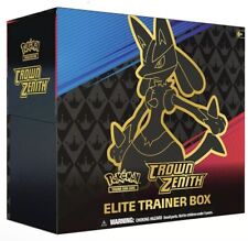 Crown Zenith Elite Trainer Box - ETB Novo em folha lacrado de fábrica 2023 Pokémon TCG comprar usado  Enviando para Brazil