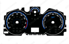 Medidores de carbono cartões mostrador azul Vauxhall Astra H/Zafira B OPC KM/H comprar usado  Enviando para Brazil