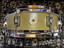 Tarola Gretsch GAS42514-GB Gergo Borlai Signature 4,25x14" latão - latão comprar usado  Enviando para Brazil