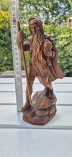 Handgeschnitzte holzfigur wand gebraucht kaufen  Ueckermünde