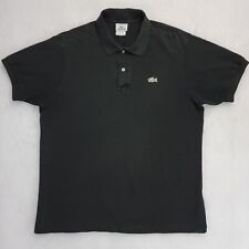 Camisa polo masculina de golfe Lacoste clássica algodão pique tamanho G preta botões trocas comprar usado  Enviando para Brazil