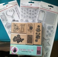 Rubber stamps set for sale  NOTTINGHAM