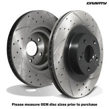 Front drilled grooved for sale  MANCHESTER