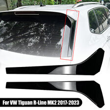 Par de Spoiler Lateral Preto Brilhante para Janela Traseira Para VW Tiguan R-Line MK2 2017-2023 comprar usado  Enviando para Brazil