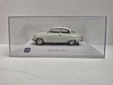 Atlas LM02 Saab 96 1964 Muzeum Samochodów Odlew ciśnieniowy 1:43 MIB Brakująca papierowa okładka na sprzedaż  PL