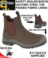 Safety dealer boots for sale  HORNSEA