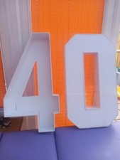 Cardboard numbers for sale  ROMSEY
