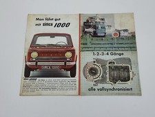 Simca 1000 historischen gebraucht kaufen  Singen (Hohentwiel)