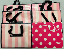 Lote de 6 sacolas de compras de papel rosa Victorias Secret para presente médias 11 X 9 polegadas comprar usado  Enviando para Brazil