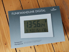 Funkwanduhr digital groß gebraucht kaufen  Soest