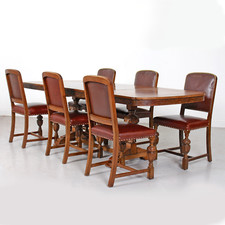 Antique oak dining for sale  NEWCASTLE UPON TYNE