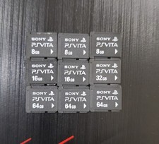 Lote 9 X Cartão de Memória Oficial Original PS Vita 64GB 32GB 16GB Pacote comprar usado  Enviando para Brazil
