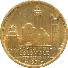 Médaille bronze exposition d'occasion  Bayeux