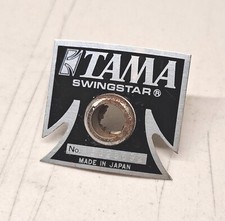 Usado, Vintage Tama Swingstar Black T Drum Badge Tom Bass Snare Era Japão Lote 83-07 comprar usado  Enviando para Brazil