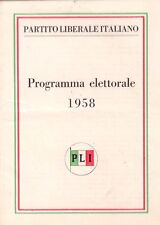 Pli partito liberale usato  Verona