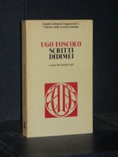 Foscolo scritti didimei usato  Verona