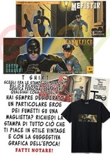 Shirt fumetti neri usato  Italia