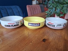 Vintage cereal bowls for sale  IPSWICH