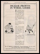 1926 H.C. White North Bennington Vermont Kiddie Kar Pedal Carrinho de Bicicleta Impressão Anúncio comprar usado  Enviando para Brazil