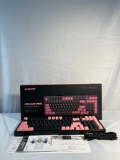 Teclado mecânico sem fio Ausdom Hola98 Pro rosa preto com manual do usuário comprar usado  Enviando para Brazil