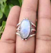 Rainbow moonstone ring for sale  Shipping to Ireland