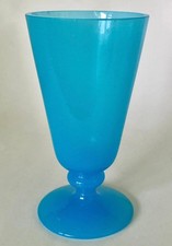 Copo de vidro opalina francês, pedestal, século 19 comprar usado  Enviando para Brazil
