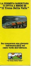 Brochure ferrovia sangritana usato  Senigallia