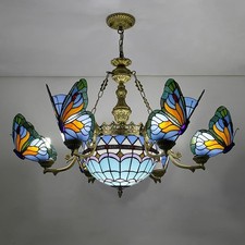 Stained glass chandelier for sale  Missouri City