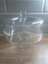 Glass cake container. for sale  HELSTON