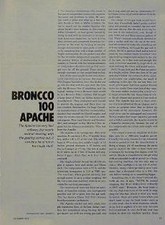 Usado, Artigo de teste de estrada de motocicleta BRONCO 100 APACHE 1971 comprar usado  Enviando para Brazil