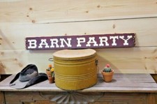 Barn party carved for sale  Hutchinson