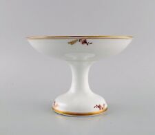 Royal Copenhagen Compota De Cesta De Ouro Em Porcelana Com Flores. comprar usado  Enviando para Brazil