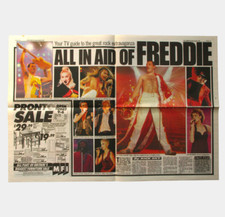 Freddie Mercury Tribute Concert 1992 UK Newspaper Clipping Daily Mirror (Queen) comprar usado  Enviando para Brazil