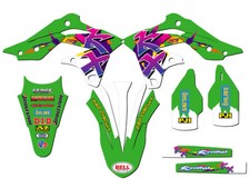 2013-2016 Kx 250 F Throwback Verde Kit gráficos Senge compatível com Kawasaki comprar usado  Enviando para Brazil