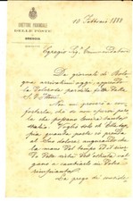 1888 brescia lettera usato  Milano