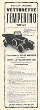 Pubblicita 1922 vetturette usato  Biella