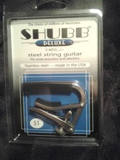Usado, Shubb S1 Deluxe capo, FEITO NOS EUA, NOVO no pacote comprar usado Usado, Shubb S1 Deluxe capo, FEITO NOS EUA, NOVO no pacote comprar usado  Enviando para Brazil