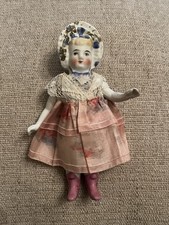 Usado, Boneca tipo Charlotte Frozen tamanho grande 5,25 toda bisque com capô e botas rosa comprar usado  Enviando para Brazil