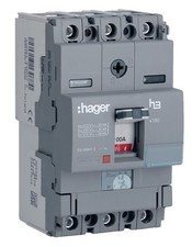 Pólo triplo Hager 100amp MCCB ( HHA100U1 ) NOVO comprar usado  Enviando para Brazil