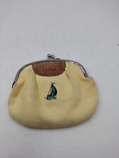 NOVO - LL Bean Kiss Lock Coin Purse Veleiro comprar usado  Enviando para Brazil