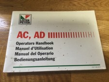 Lister ad. operators for sale  FAREHAM