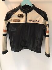 Vintage bikerjacke kunstlederj gebraucht kaufen  Sailauf