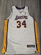 Usado, Camiseta Nike autêntica Shaquille O'Neal LA Drifit Lakers 52 2xl branca Alt XXL  comprar usado  Enviando para Brazil