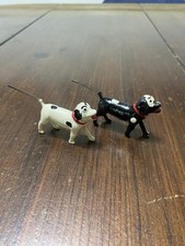 REKA Vintage Cachorro de Chumbo Fundido com Cauda de Mola Conjunto de 2 comprar usado  Enviando para Brazil