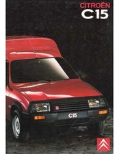 Brochure citroen c15 d'occasion  Paris XX