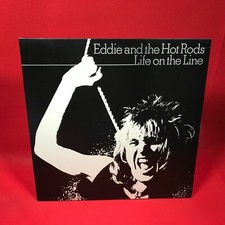 EDDIE & THE HOT RODS Life On The Line 1977 UK vinyl LP + INSERT original comprar usado  Enviando para Brazil